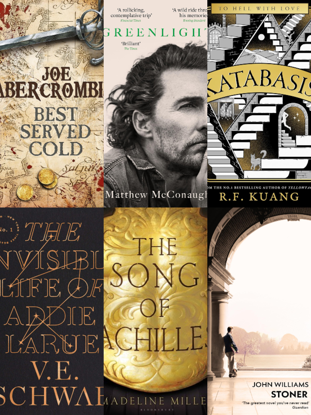 september book cover collage